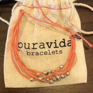 Puravida Bracelet coral & silver brand new in bag